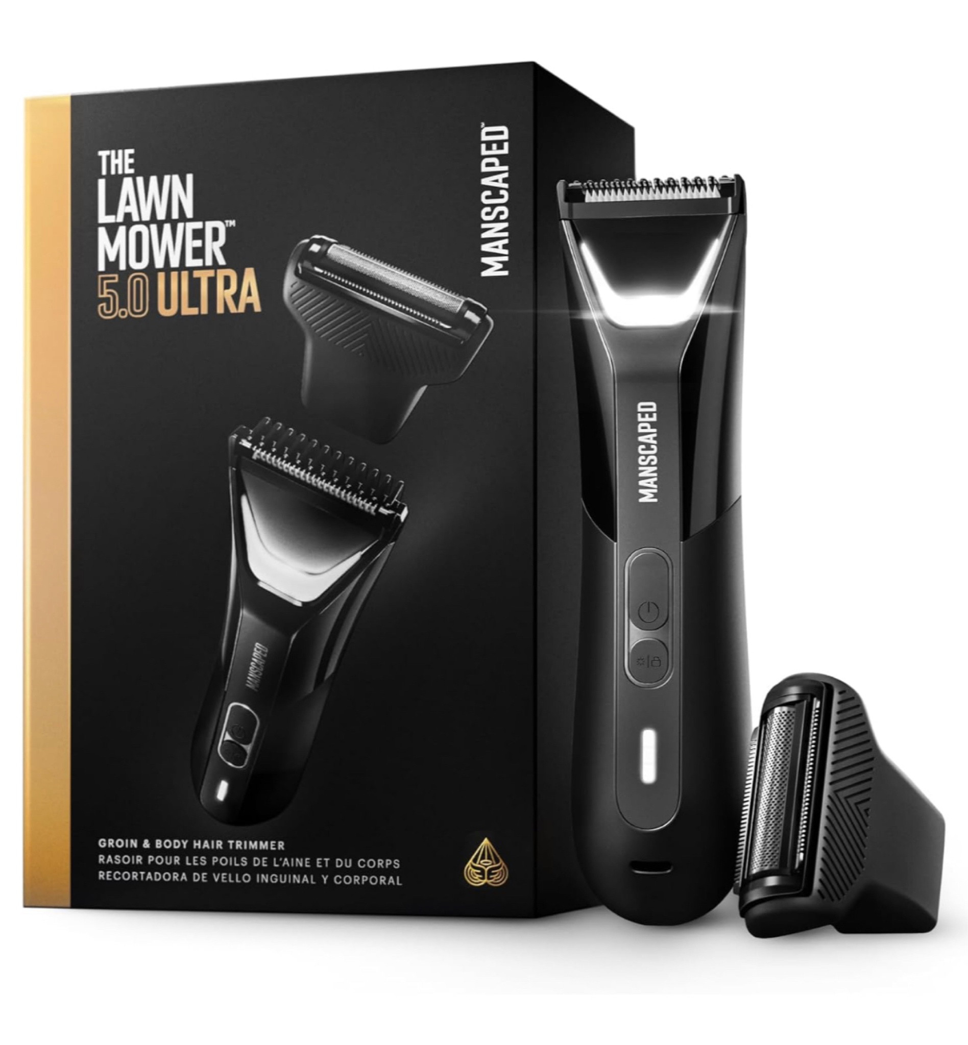 MANSCAPED™ The Lawn Mower™ 5.0 ULTRA Groin & Body Hair Trimmer – Dual-Head SkinSafe™ Trimmer & Foil Blades, Waterproof Wet/Dry Groomer, USB-C Rechargeable with Travel Pouch, Men’s Ball Shaver

#LTKmens #LTKGiftGuide #LTKbeauty