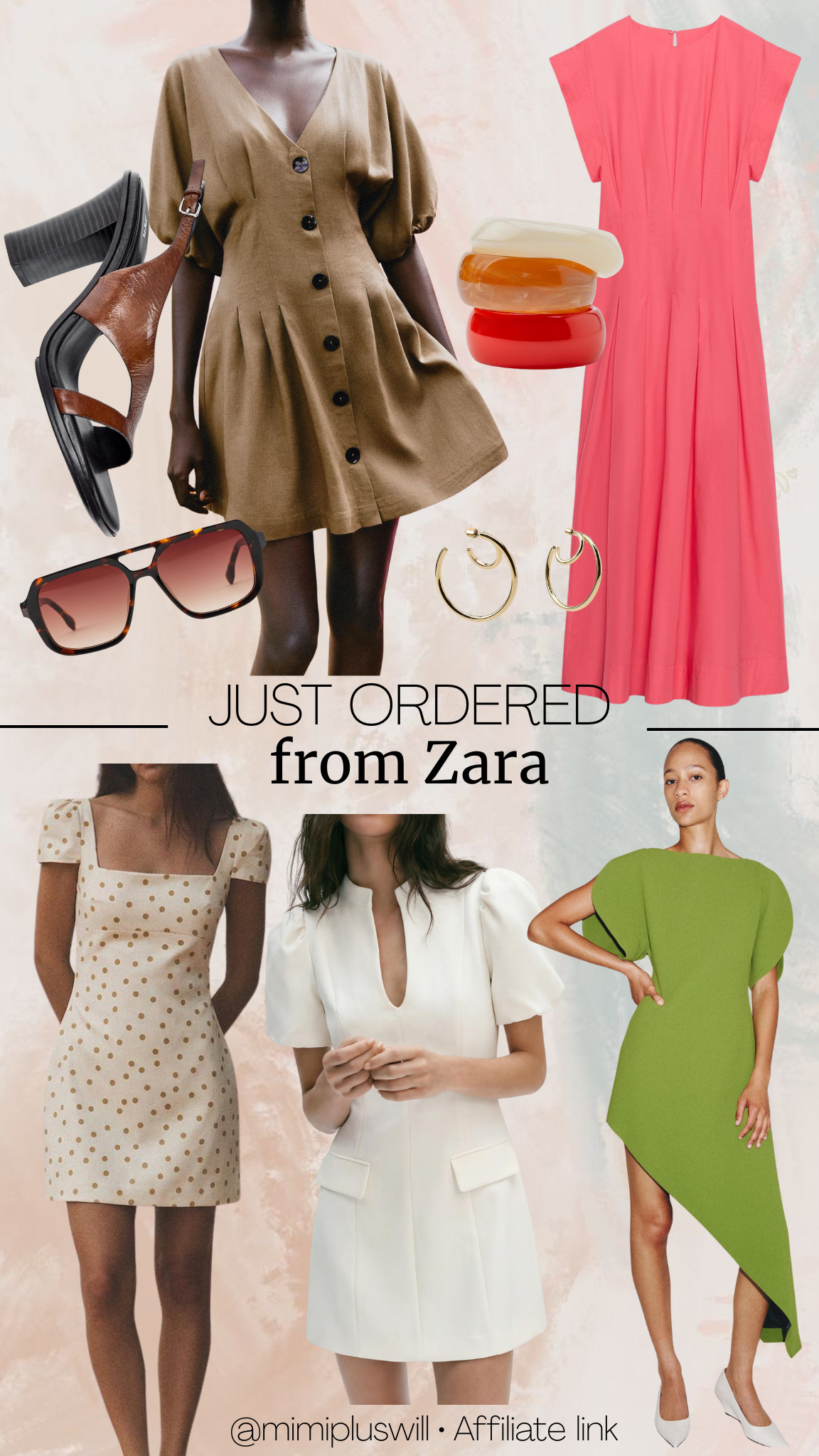 Excited for my latest order from Zara!!!

Linen dress 
size small | color tobacco 

Pleated poplin dress
size small | color coral 

Polka dot tied mini dress
size small | color ecru/brown

Ballon sleeve dress
size small | color ecru 

Asymmetric dress 
size small | color green  


5'0" 140lbs

#LTKdayinmylife #LTKSeasonal #LTKPetite