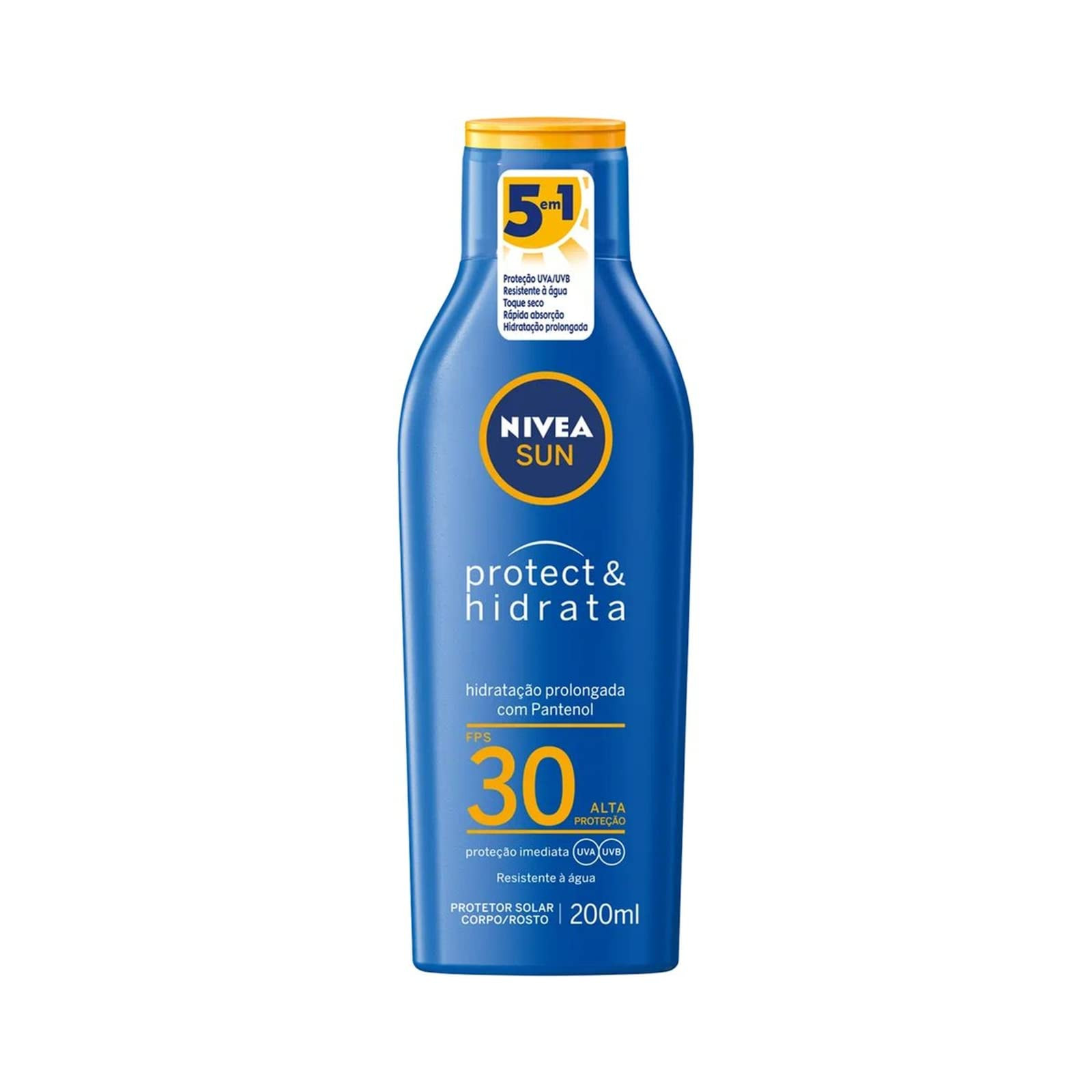NIVEA SUN Protetor Solar Protect & Hidrata FPS 30 200ml - Com toque seco, rápida absorção e re... | Amazon (BR)