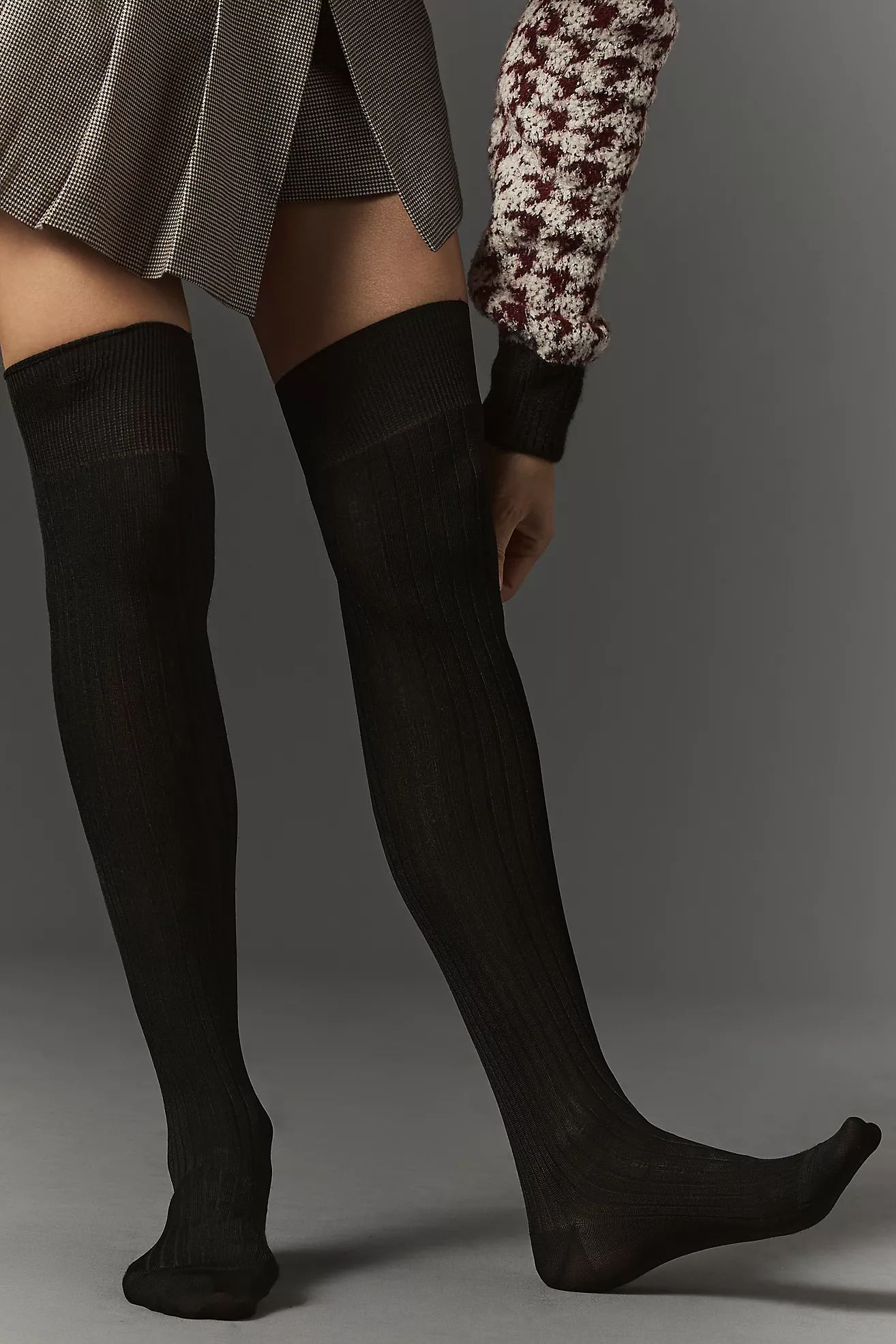 Swedish Stockings Ella Rib Over-The-Knee Socks | Anthropologie (US)