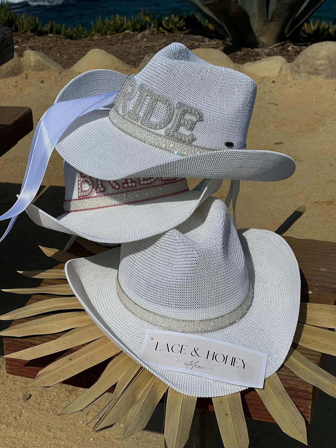 Bride Pearl Cowgirl Hat, Bride Cowboy Hat,Bridesmaid Pearl Cowgirl Hat, Bridal Cowgirl Hat , Part... | Etsy (US)