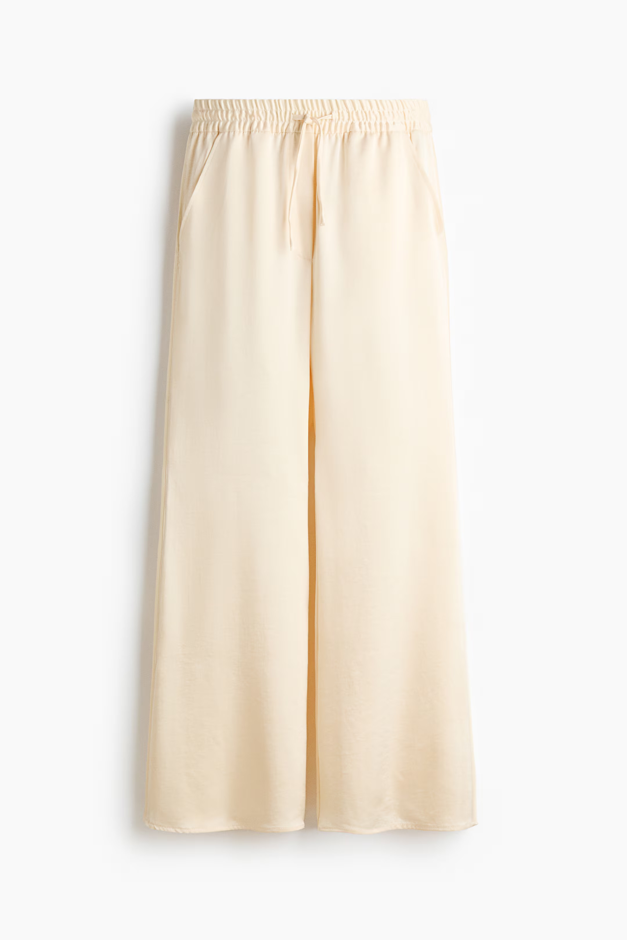Flared satin trousers | H&M (UK, MY, IN, SG, PH, TW, HK)