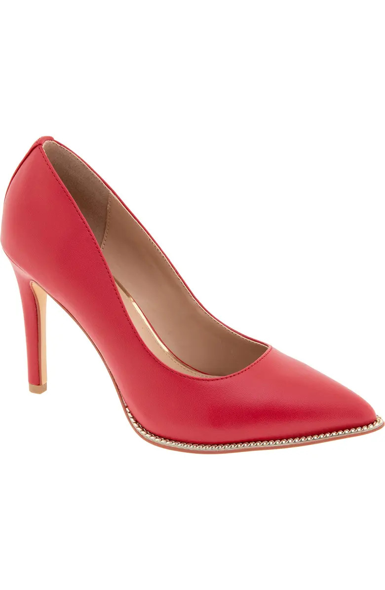 Hiarlia Chain Trim Pointed Toe Pump (Women) | Nordstrom Rack