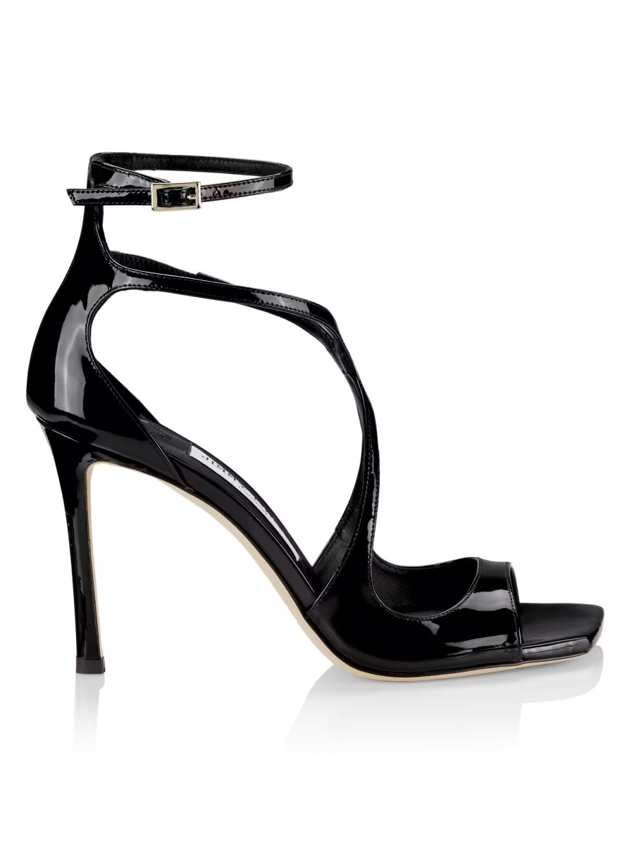 Azia 95MM Patent Leather Sandals | Saks Fifth Avenue
