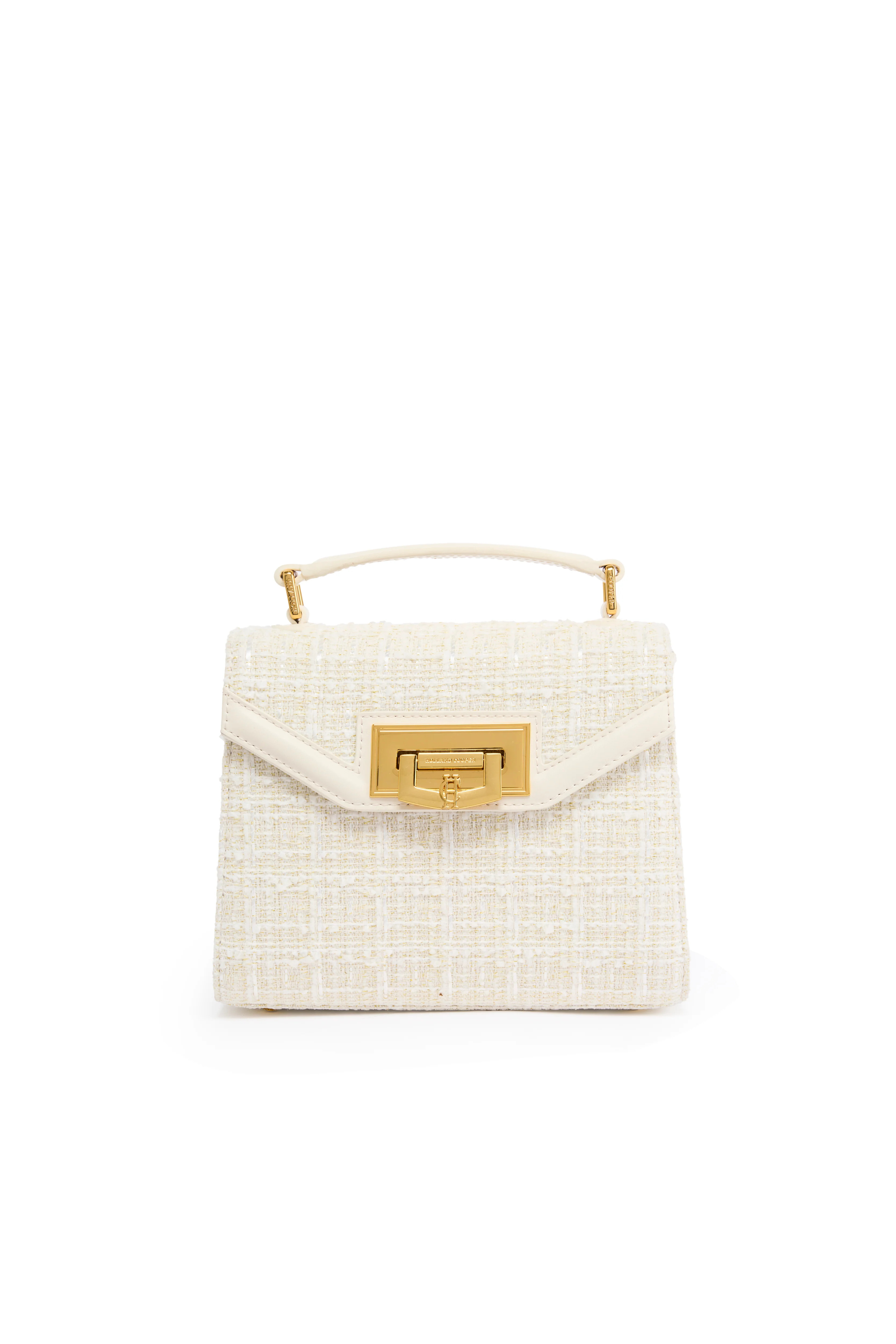 Mini Cheltenham Bag (Cream Boucle) | Holland Cooper
