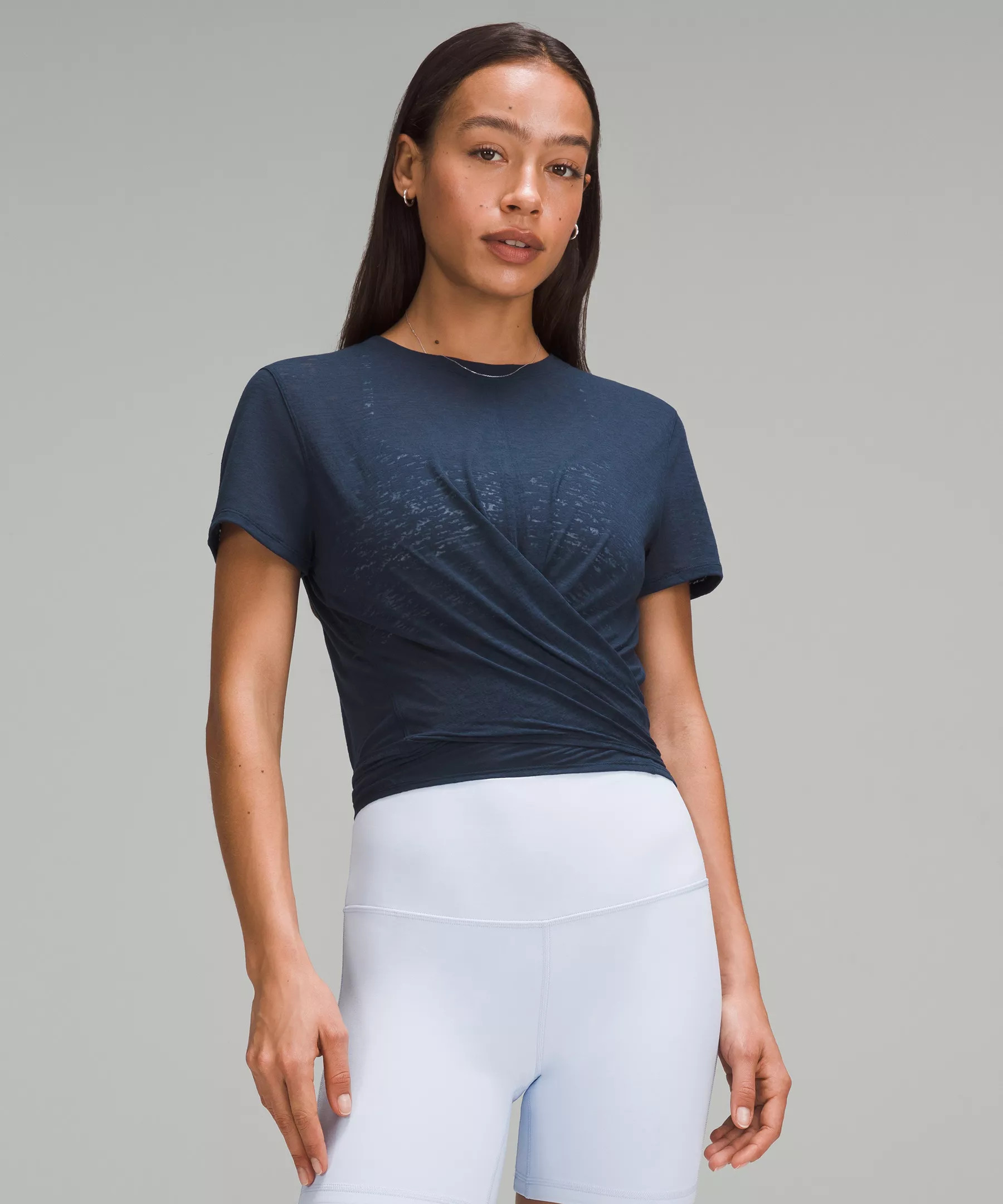 Tie-Waist Breathable Short-Sleeve Shirt | Lululemon (US)