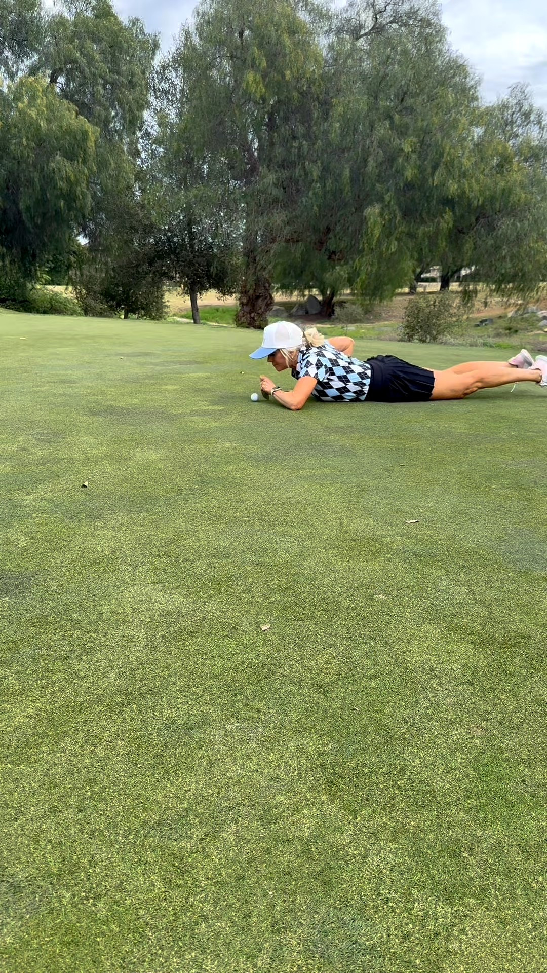 Bad day of golf… you’ll try anything 😂⛳ Even turning your putter into a pool cue. At this point I’m reading the green from ground level, negotiating with the golf gods, and convincing myself this is “strategy.” If it drops, I meant to do it. If it doesn’t… we move on. 😅 #RelatableMoments
@pinspark_Official
#pinspark_lifestyle
#pinspark

#LTKdayinmylife #LTKActive