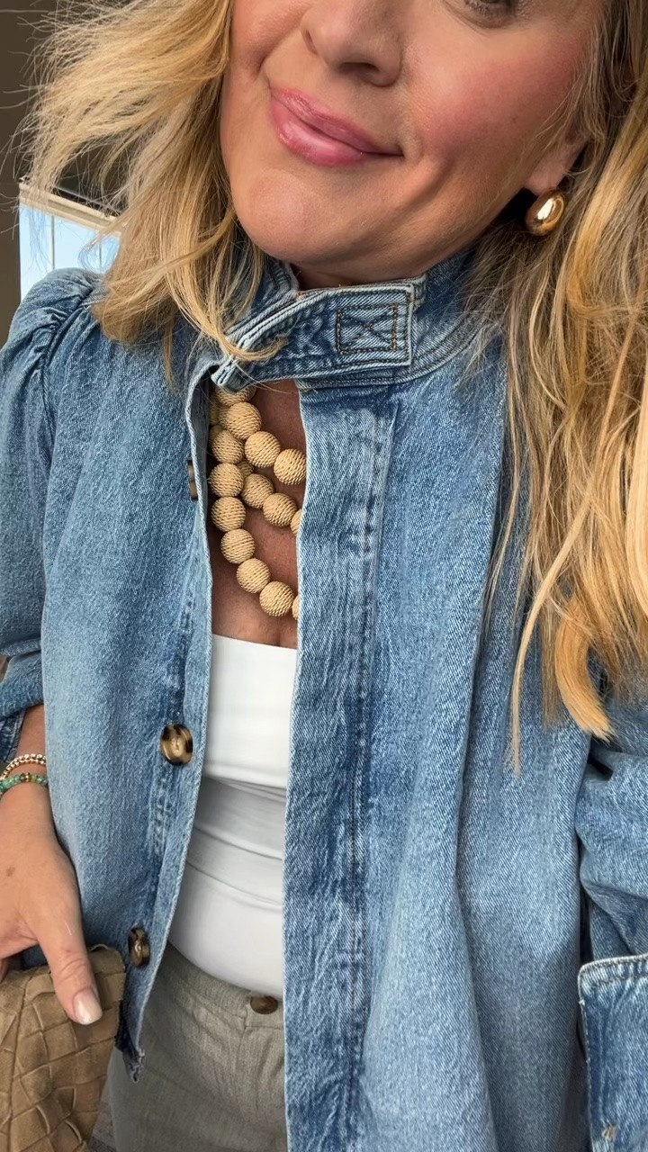 ✨Tap the bell, save and ❤️ for over 40 fashion, midlife style, midsize fashion and luxury looks for less. 

Our favorite jacket! 

The $2,500 designer look for $40.
The jacket I carry everywhere all summer because it's always 95° outside and 65° inside.

(Size down if in between sizes.) 

👑 Helping you look good, feel good.-Lindsey Denver   

Check back daily for belly-friendly style, confidence, and Outfit Physics™.

#LTKOver40 #LTKMidsize #LTKPlusSize