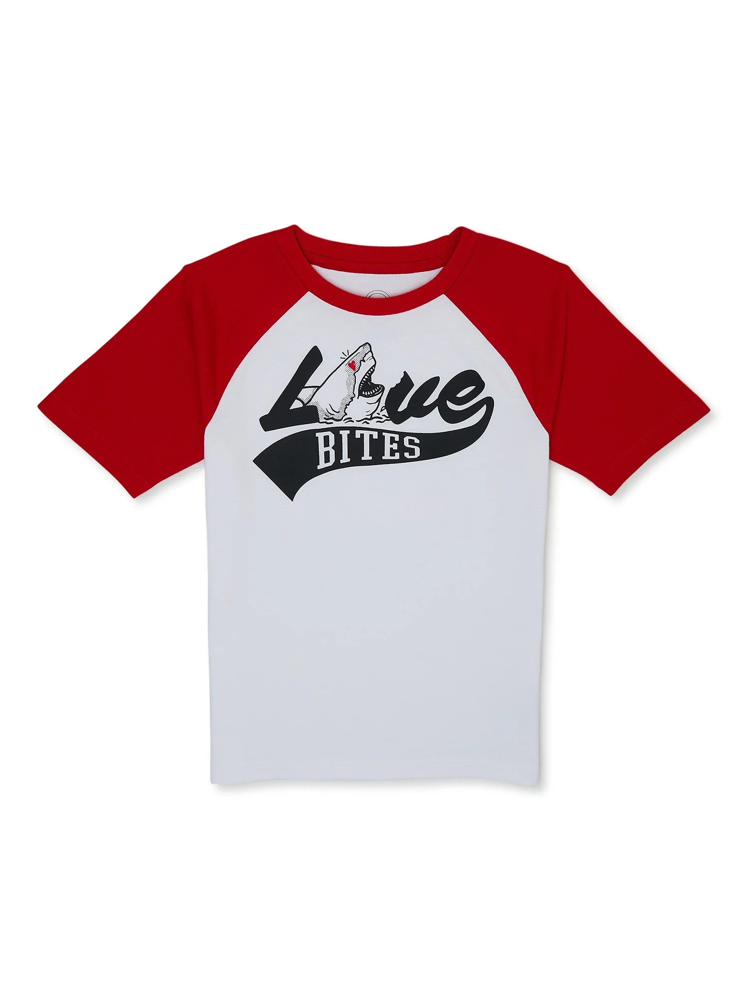 Wonder Nation Boys Valentine's Day Tee with Short Sleeves, Sizes 4-18 | Walmart (US)