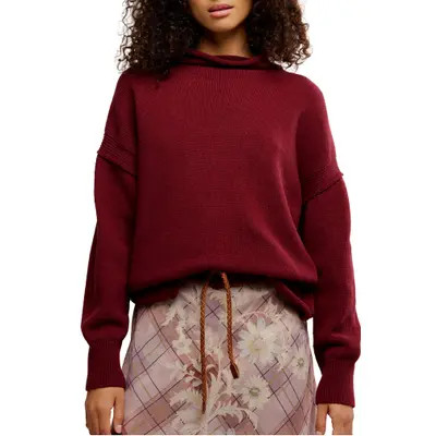 Free People Torres Turtleneck Sweater in Sugar Swizzle at Nordstrom, Size Medium | Nordstrom