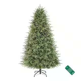 7.5 ft. Pre-Lit LED Grand Duchess Twinkling Balsam Fir Artificial Christmas Tree | The Home Depot