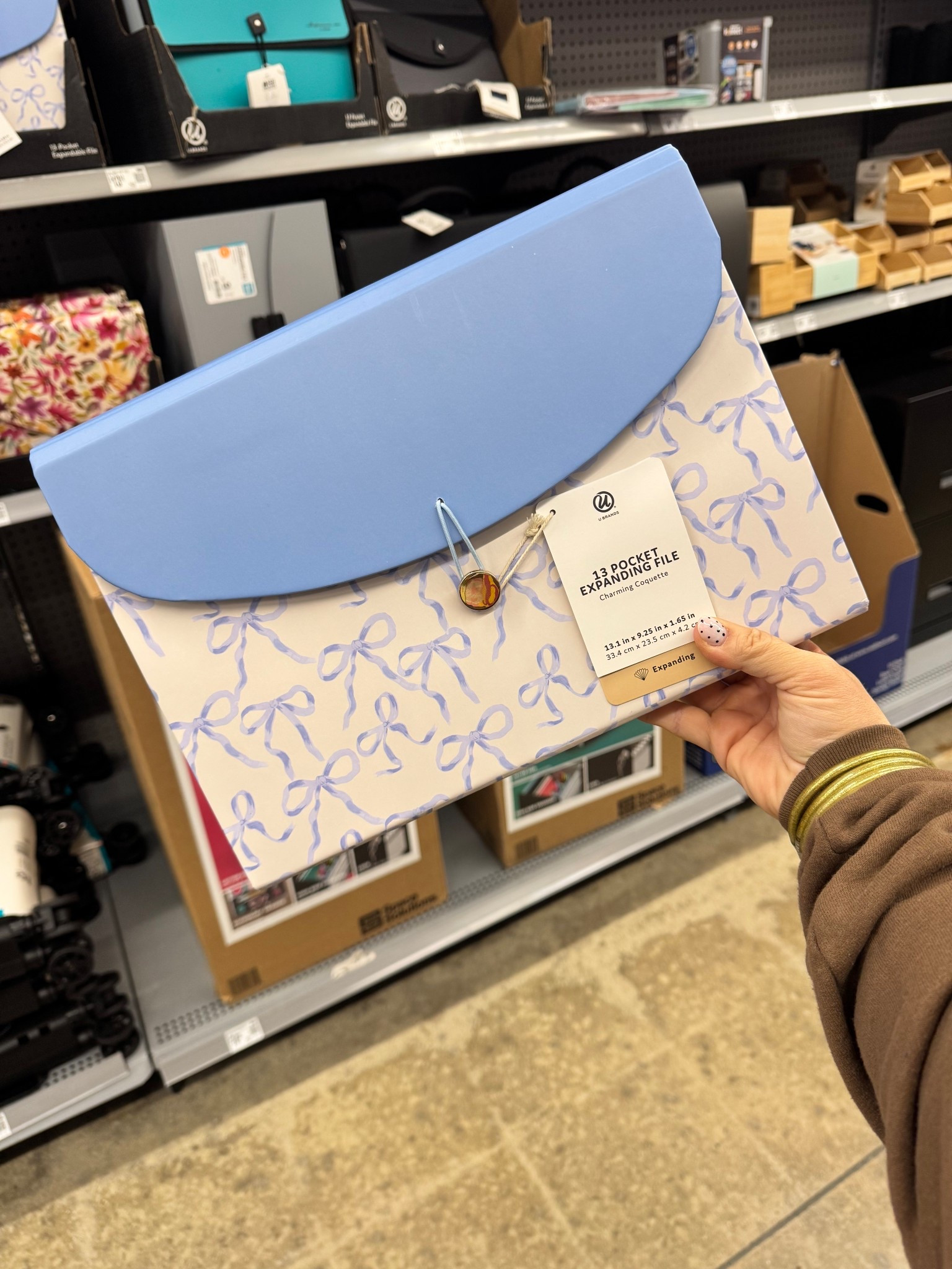 The prettiest organization tool I have seen lately! Grab one for all of your important documents ❄️✨