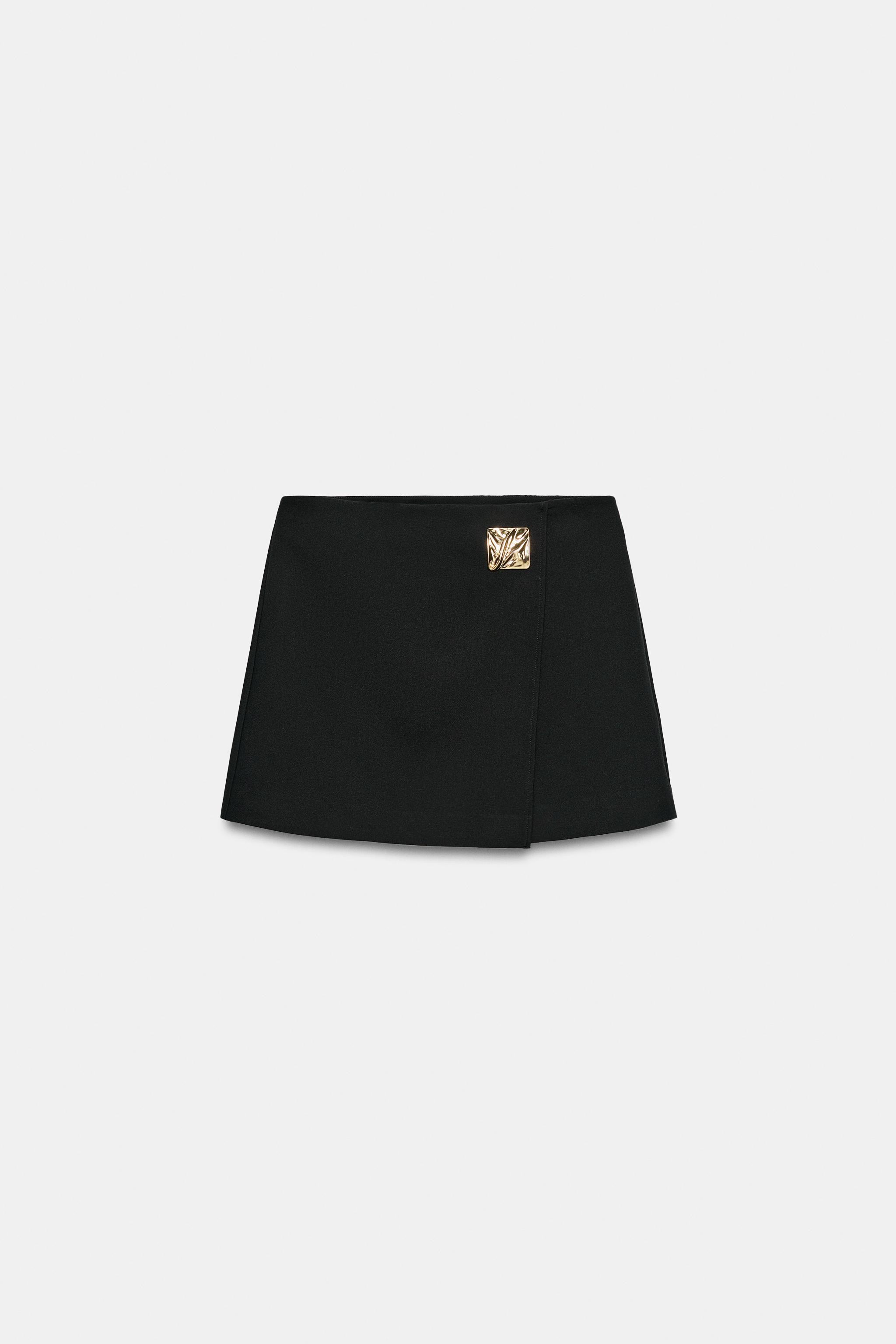 ASYMMETRIC SKORT WITH APPLIQUE | Zara AU