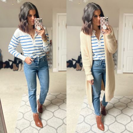 Amazon striped sweater under $20! Size small
Old Navy jeans- size 2

#LTKSeasonal #LTKunder50 #LTKstyletip