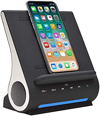 Azpen Dockall D100 - Qi Wireless Charger, Bluetooth Premium Speakers, Docking Station with Built ... | Amazon (US)