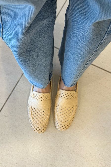 Spring shoes in raffia 
-
I took my true size, 8.5, in these and you can shop them here:
-

#LTKfindsunder100 #LTKshoecrush #LTKstyletip