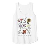 Womens Bloom Where You Are Planted Botanican Flowers Tank Top | Amazon (US)