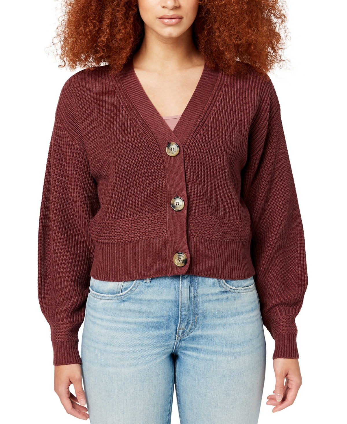 Buffalo David Bitton Airelle Ribbed Cardigan | Macys (US)