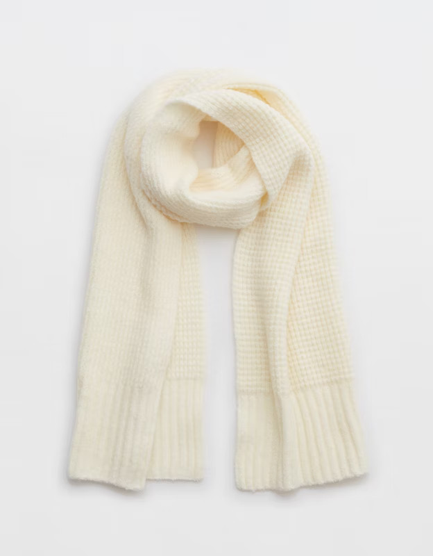 OFFLINE By Aerie Waffle Blanket Scarf | Aerie