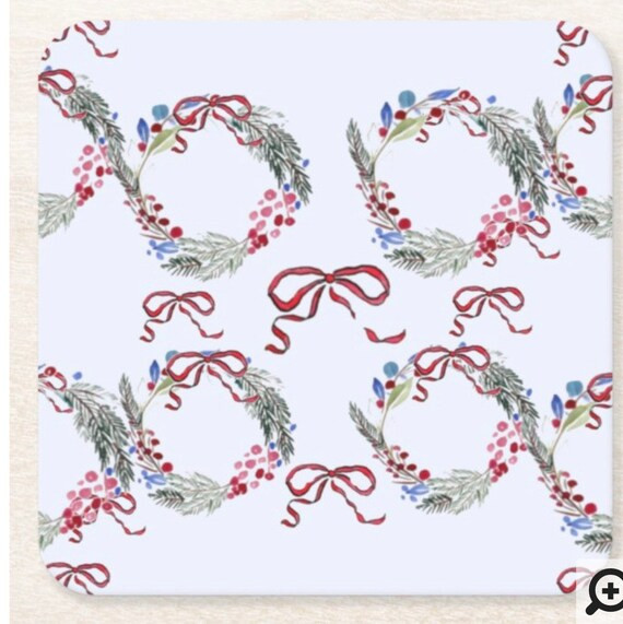 Set of 6 Paper Holiday Coasters. Perfect for Thanksgiving | Etsy Canada | Etsy (CAD)