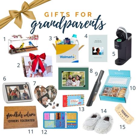 Shop meaningful and affordable gift ideas for every grandparent! From doormats to delivery. They’ll love all of these gift ideas! 

#LTKGiftGuide #LTKover40 #LTKSeasonal
