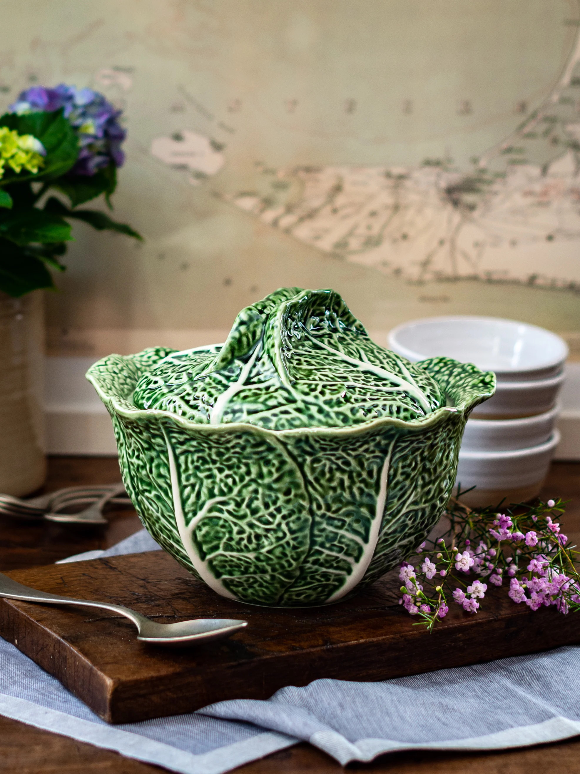Bordallo Pinheiro 3 Quart Cabbage Tureen | Weston Table
