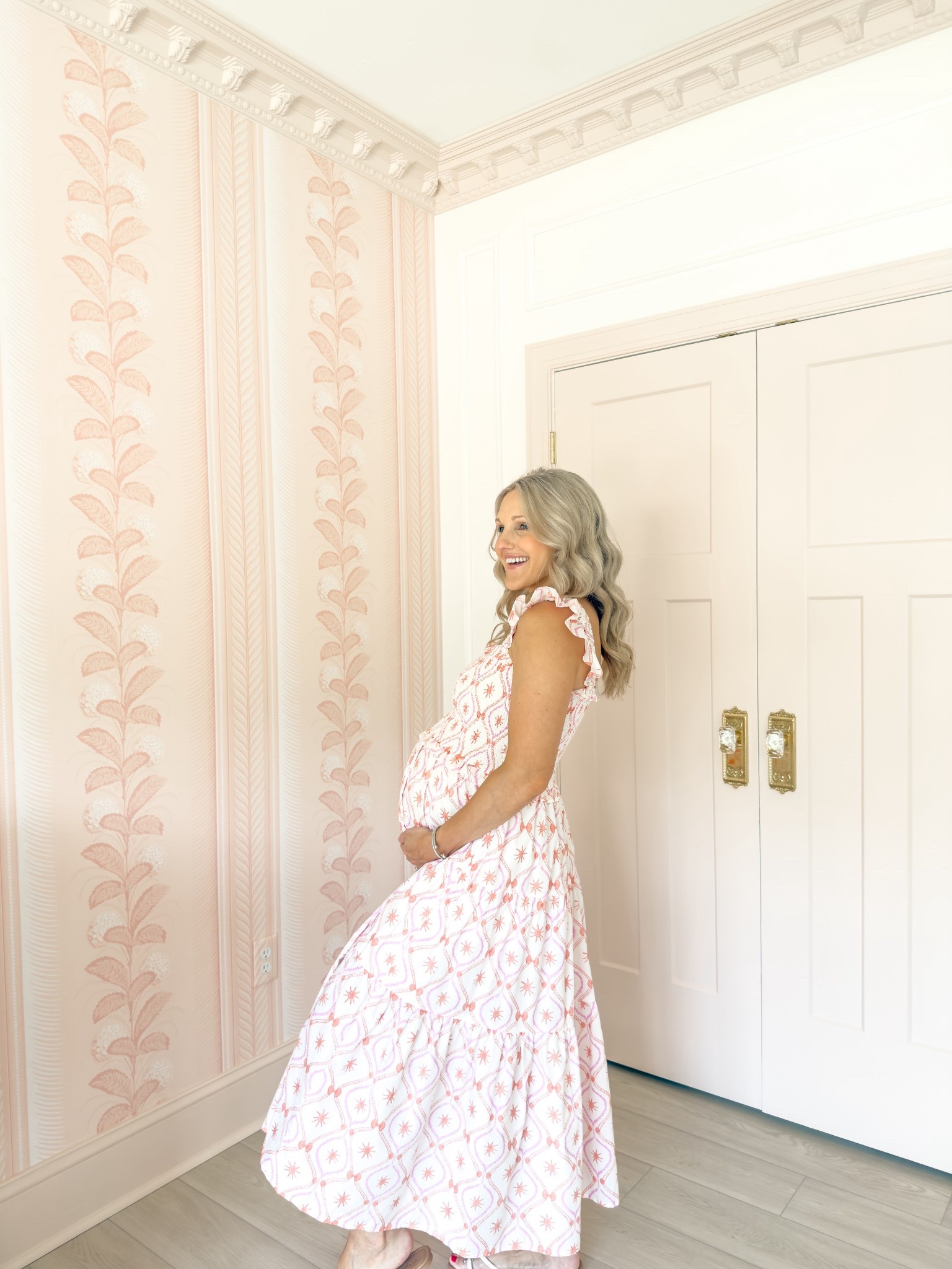 Bump friendly dress
Nap dress
Pink and orange sundress
Summer sundress
Pink hydrangea wallpaper
Girl nursery
39 weeks pregnant


#LTKFindsUnder100 #LTKBaby #LTKFindsUnder50