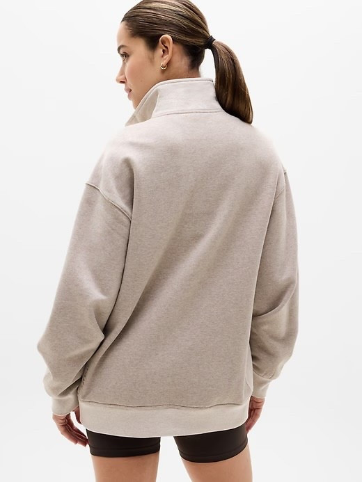 Had a chance to check out the Athleta Forever Fleece sets in person today and wanted to share a quick fit note for my tall girls. 👀
The Forever Fleece quarter zip is definitely tall-friendly even without going for the tall sizing. Great body length, great sleeve length. I’ve got a large in my cart because I want that slightly oversized look.
The Forever Fleece wide-leg pants run very oversized, at least in the waist. I had a medium in my cart originally, but the medium on the hanger honestly looked like an XL. I’m switching to a small because I still want them relaxed but not falling off.
Some colors are already 40% off, and if you’re an Athleta card member you can stack an extra 30% off with code CARD30.

#LTKSaleAlert #LTKTall #LTKGiftGuide