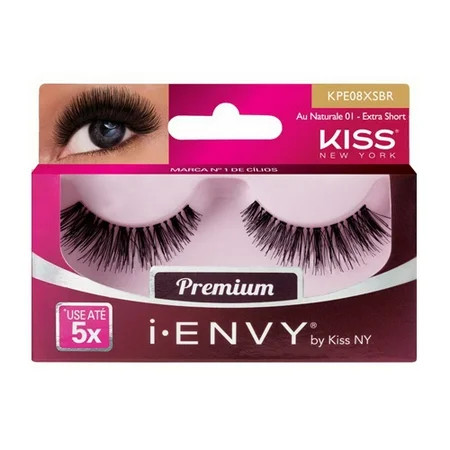 Kiss I Envy Au Naturale 01 Extra Short Lashes 1 Pair | Walmart (US)