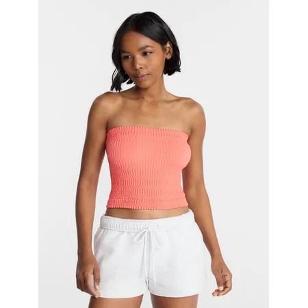 No Boundaries Seamless Textured Tube Top Women s XXS-XXL | Walmart (US)