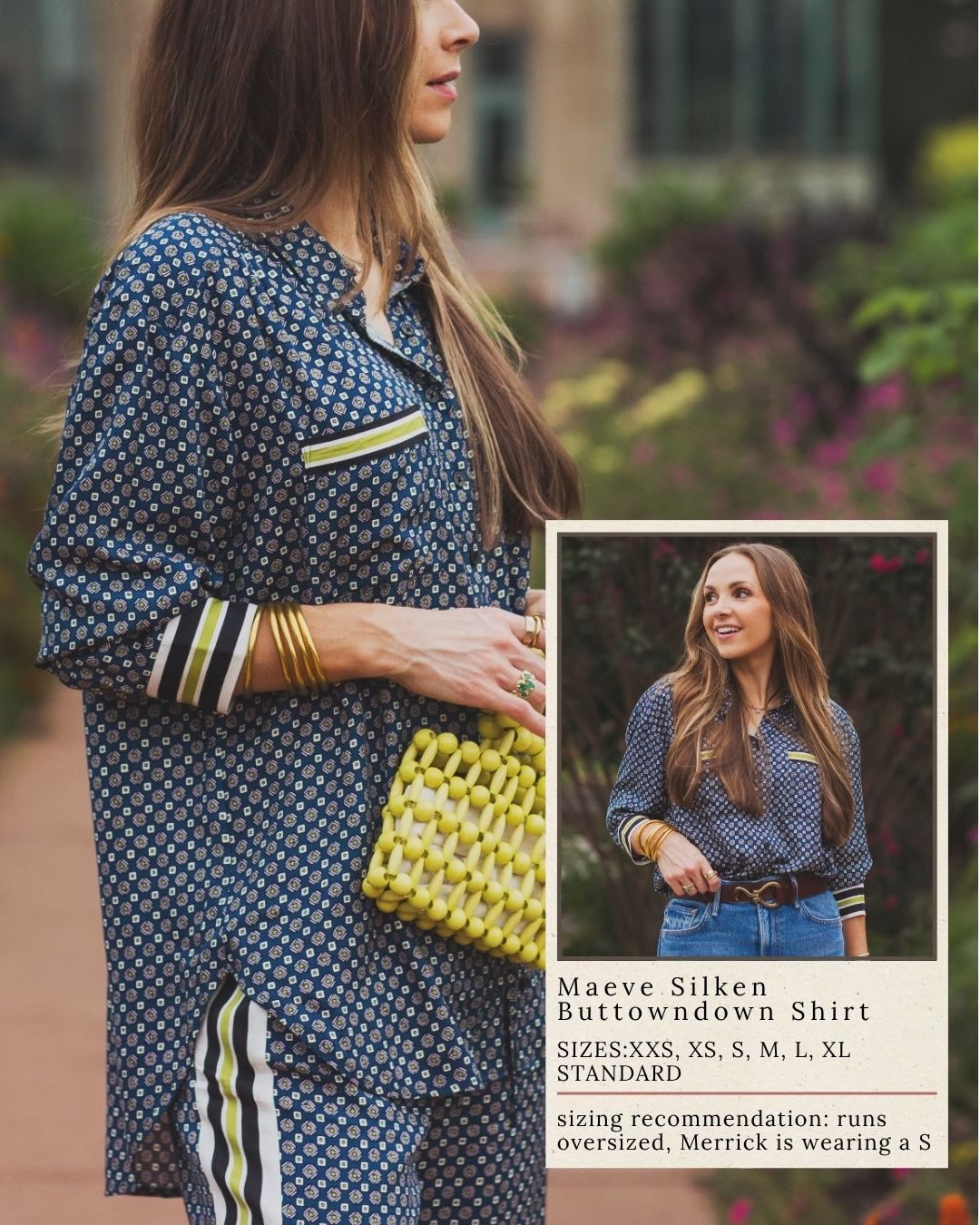 @Anthropologie x Merrick’s Art patterned top that can be paired with the matching pants or as separates

#LTKootd