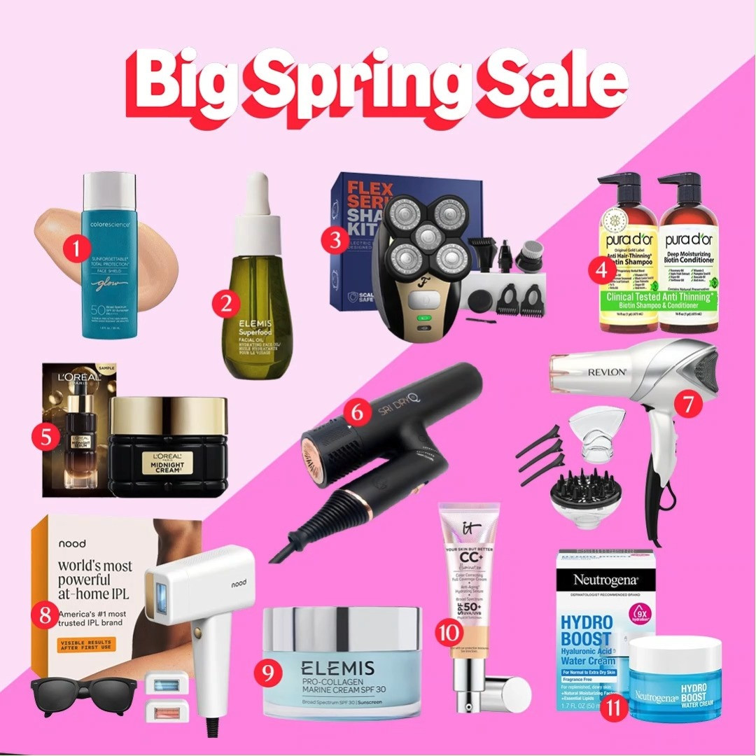 The Big Spring Sale on Amazon is here 🌸✨ the perfect time to refresh your beauty and personal care routine. From skincare must-haves to everyday self-care essentials, these finds help you keep your routine simple, fresh, and effective.
Whether you’re restocking your favorites or trying something new, now’s the best time to upgrade your beauty lineup and enjoy that clean, glowing feel every day. Don’t miss this chance to grab your go-to essentials and give yourself a simple spring glow-up 💖
#LTKBeauty #LTKSaleAlert #LTKselfcare #AmazonSpringSale #BigSpringSale #BeautyFinds #SelfCare #SkincareRoutine #BeautyRoutine #GlowUp #AmazonBeauty #PersonalCare #HairCare #SkinCare #SimpleBeauty #EverydayGlow #FreshSkin #BeautyEssentials #TrendingNow #SpringGlow 

 