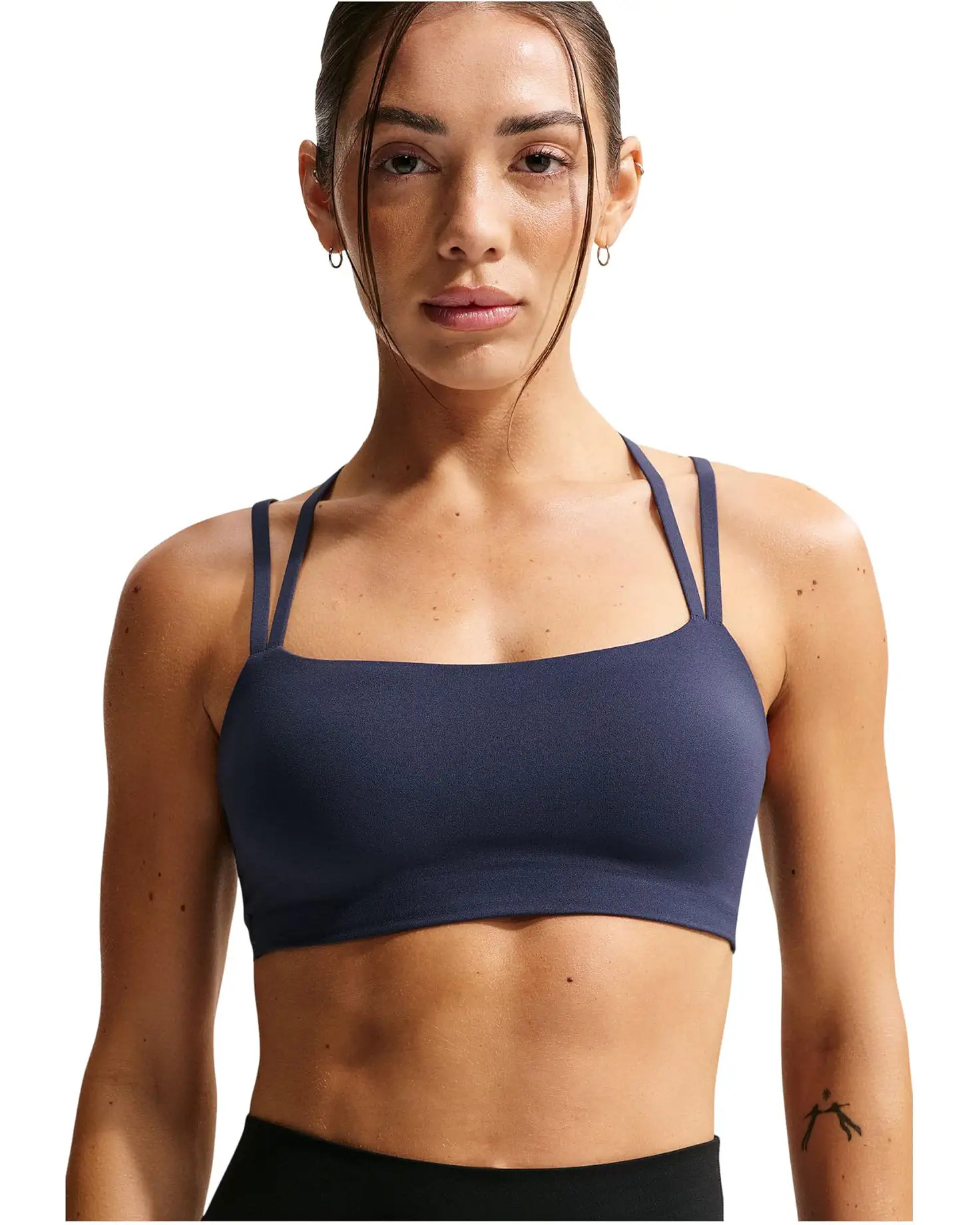 Women's Nike Dri-FIT Zenvy Strappy Light Support Padded Sports Bra | Zappos.com