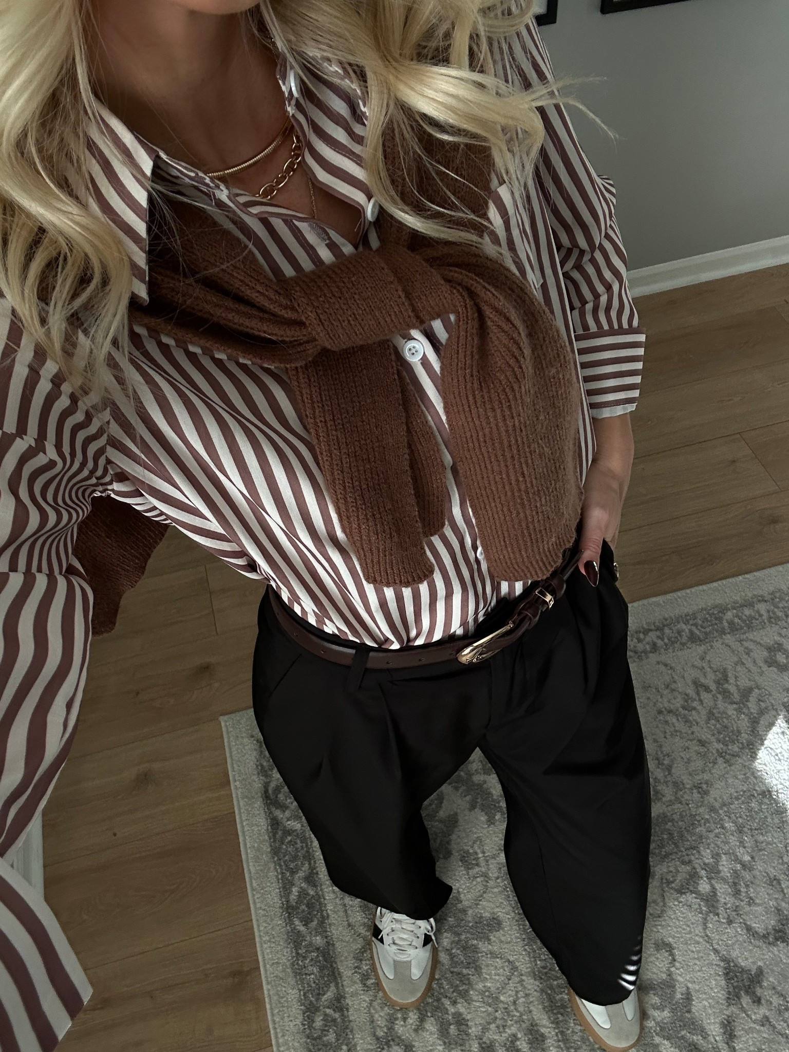 Thanksgiving dinner 🤎 size small in top. 

#LTKFindsUnder50 #LTKootd #LTKSeasonal