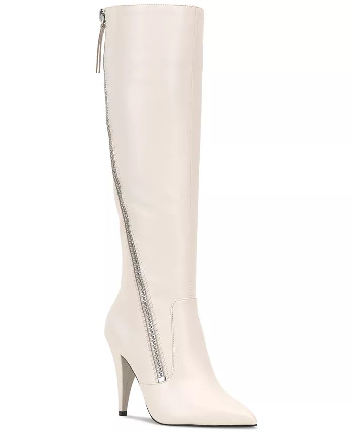 Vince Camuto Women's Alessa Knee-High Wide-Calf Zipper Dress Boots - Macy's | Macy's