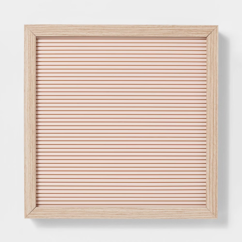 12""x 12"" Letterboard Blush Peach - Room Essentials , Blush Pink | Target