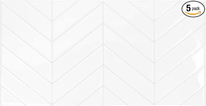 Smart Tiles Peel and Stick Backsplash - X-Large 5 Sheets of 22.56'' x 11.58'' - 3D Adhesive Peel ... | Amazon (US)