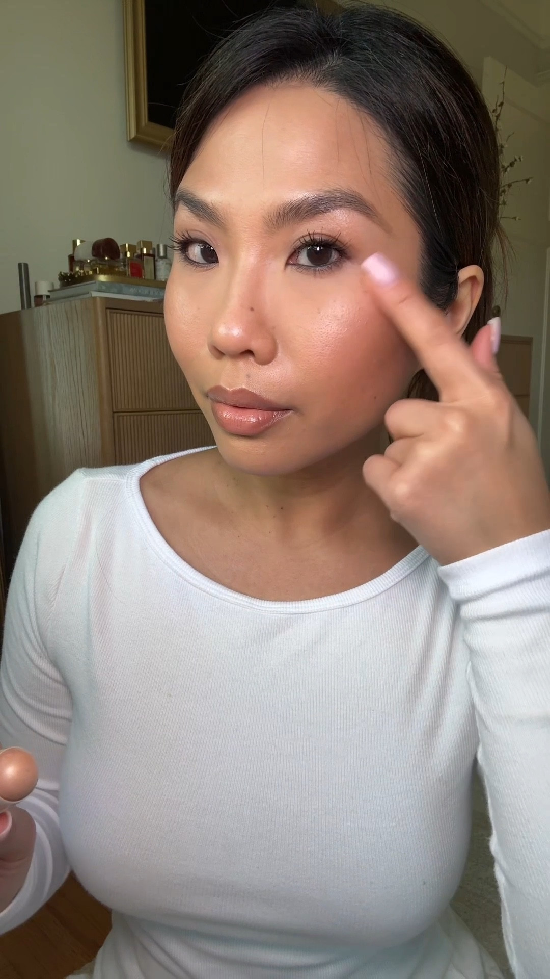 affordable drugstore glassy highlighter stick! In shade 610 glassy pearl eclat

I put this over my powder highlighter for a glassy sheen - reminds me a lot of the haus labs one for less $$

#LTKBeauty #LTKgrwm