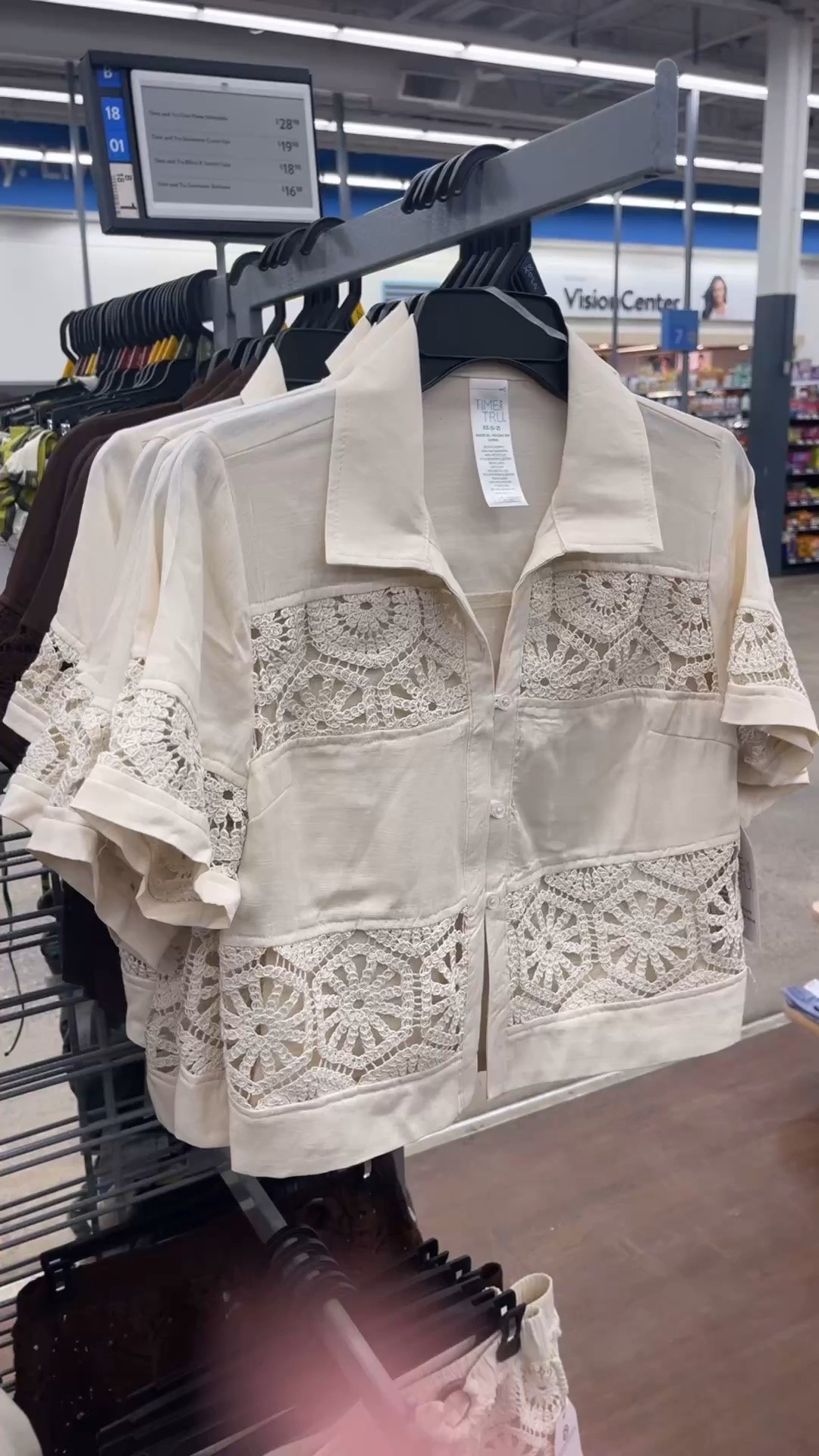 This Time and Tru Walmart swim coverup has been a best seller so we wanted to show a closer look! My thumb in the frame is the result of trying to take a video while shopping with all my kids 😵‍💫

#walmart
#walmartfashion
#swim

#LTKgrwm #LTKSwim #LTKootd