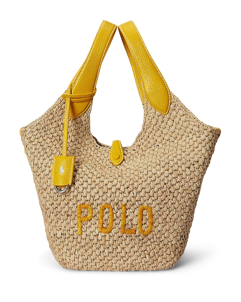 Polo Ralph Lauren Polo Play Medium Raffia Shoulder Bag | Bloomingdale's (US)
