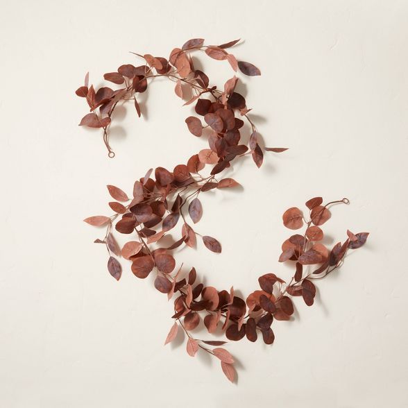 6' Faux Rusted Eucalyptus Plant Garland - Hearth & Hand™ with Magnolia | Target