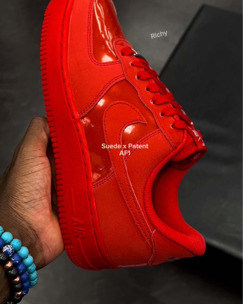 #red #sneakers #airforce1s #shoes #sneakerheads