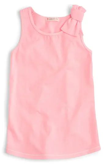 Girl's Crewcuts By J.crew Bow Tank Top | Nordstrom