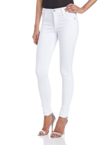 James Jeans Women's High Class Skinny Jean in Frost White | Amazon (US)