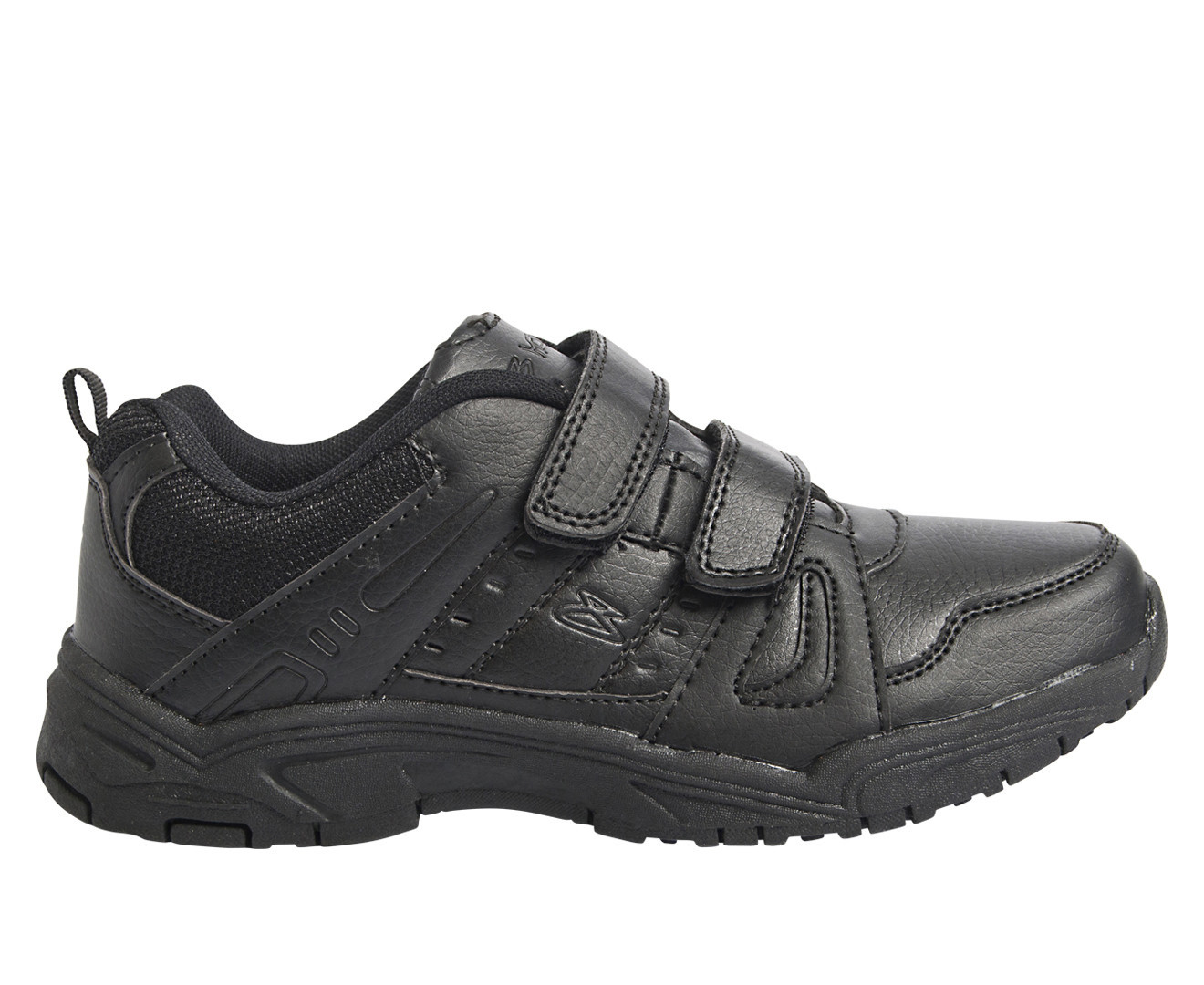 Stick 2 Everflex Kid's Touch Fastening School Shoe Sneaker Trainer Active - Black | Catch.com.au