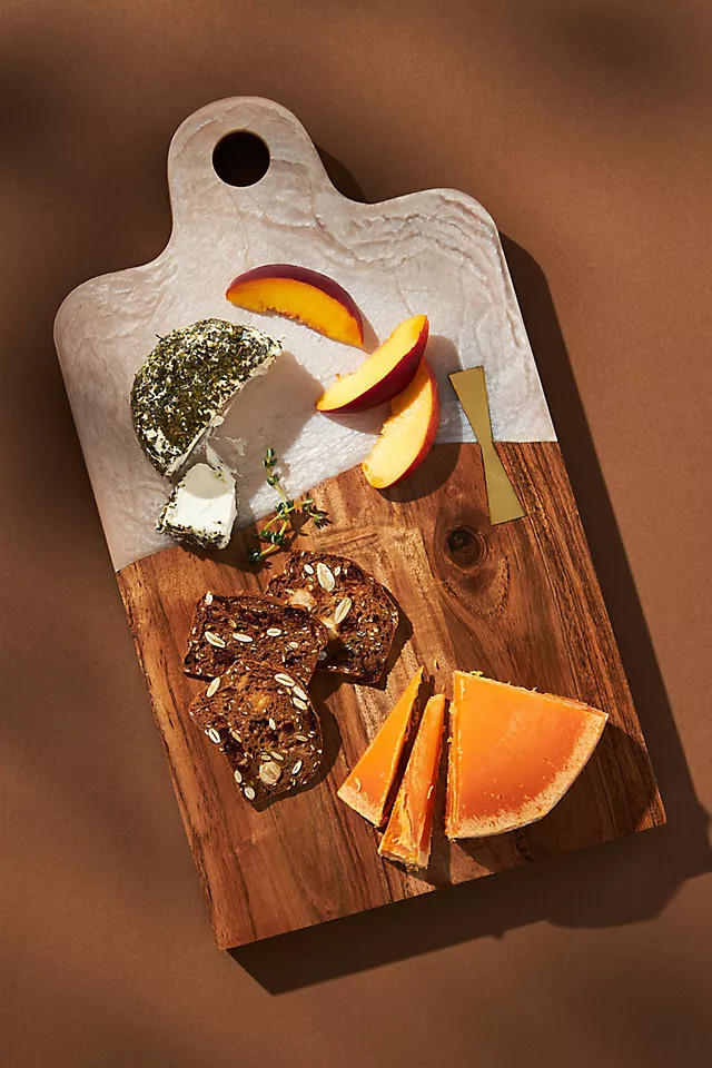 Color-Dipped Cheese Board | Anthropologie (US)