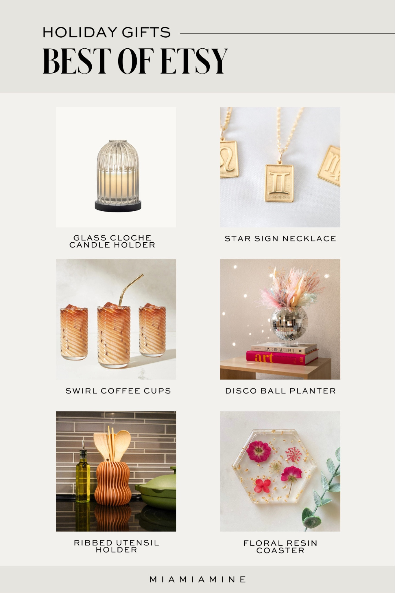 Etsy holiday gifts / unique holiday gift guide / small business gifts 

#LTKGiftGuide #LTKhome #LTKfindsunder100