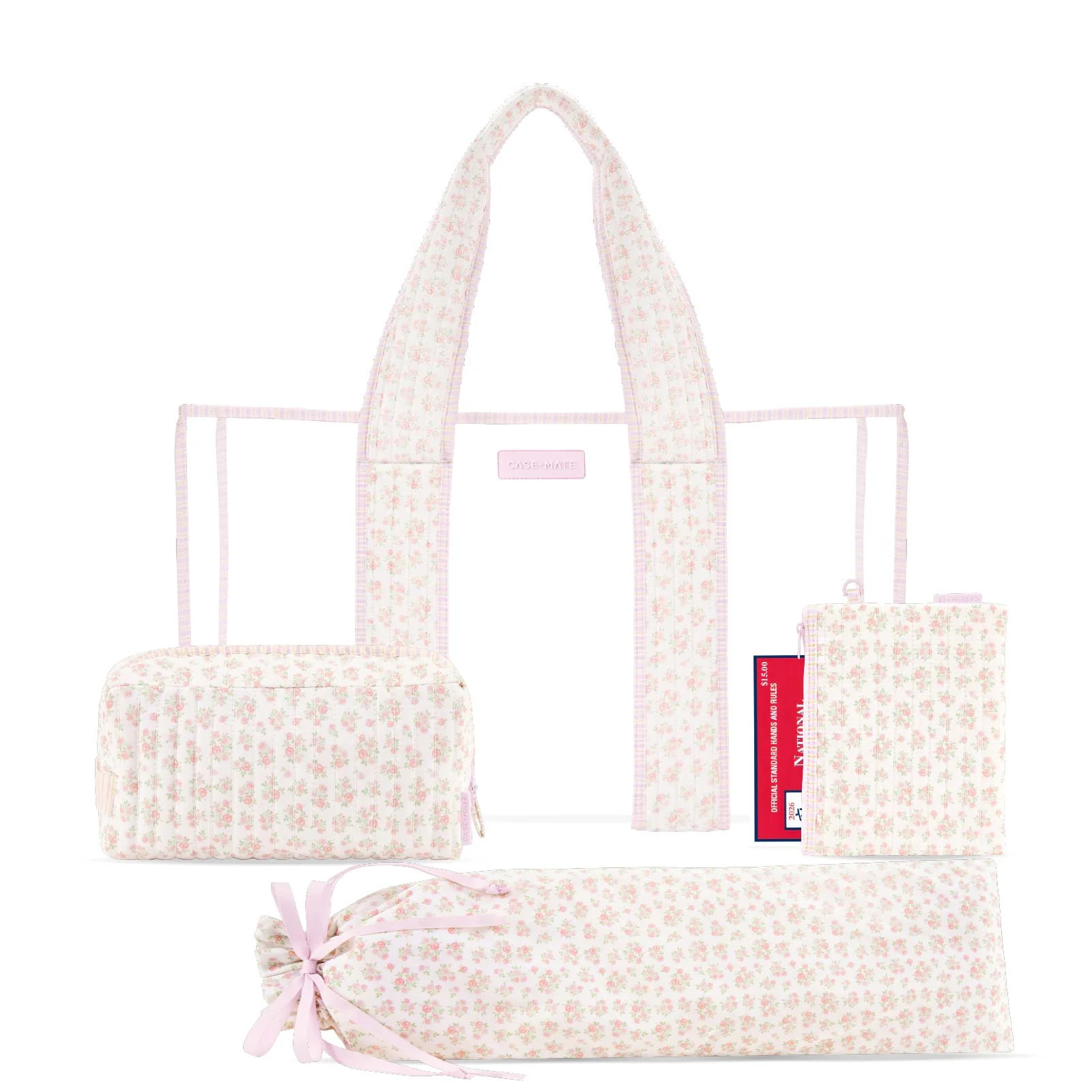 Mahjong Jelly Tote Set Quilted Ditsy Floral | Case-Mate