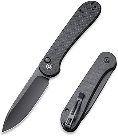 CIVIVI Pocket Folding Knife with 3.47" 14C28N Blade G10 Handle, Button Lock Elementum Knife for E... | Amazon (US)