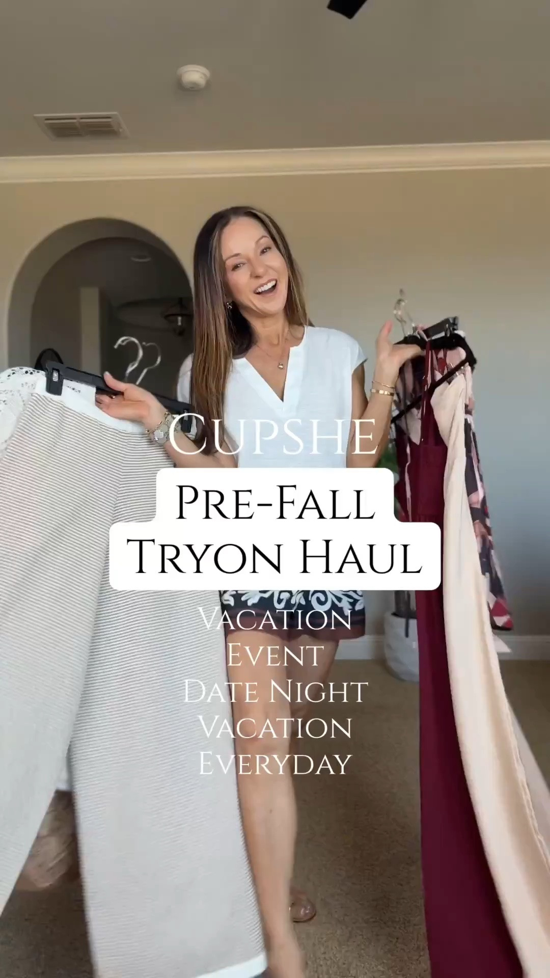 Pre-fall pieces are starting to roll in, and this try-on has a little bit of everything. Think lightweight layers, easy everyday outfits, vacation-ready looks, and a few dressier pieces that will carry you into the next season without feeling too heavy. If you’re not ready for sweaters yet, these are the kinds of styles to start with.

Pre-fall fashion, Cupshe try on, Transitional outfits, Vacation outfits, Date night outfit, Everyday style, Petite friendly fashion, Fall transition, Resort wear, Affordable fashion, EverydayHolly

#LTKootd #LTKSeasonal #LTKOver40